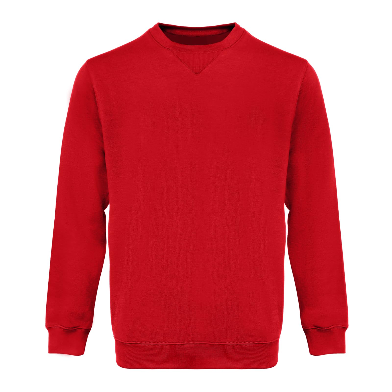 WORK IDEA Men's Round Neck Sweatshirt, Workwear, Basic Pullover for Men