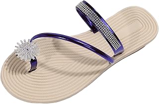 Ulalaza Women's Slippers Flat Open Toe Slides Platform Wedge Sandals Thong Sandals Non-Slip Summer Shoes Toe Post Beach Sandals Casual Sandal Comfy House Slippers Walking Flip Flops