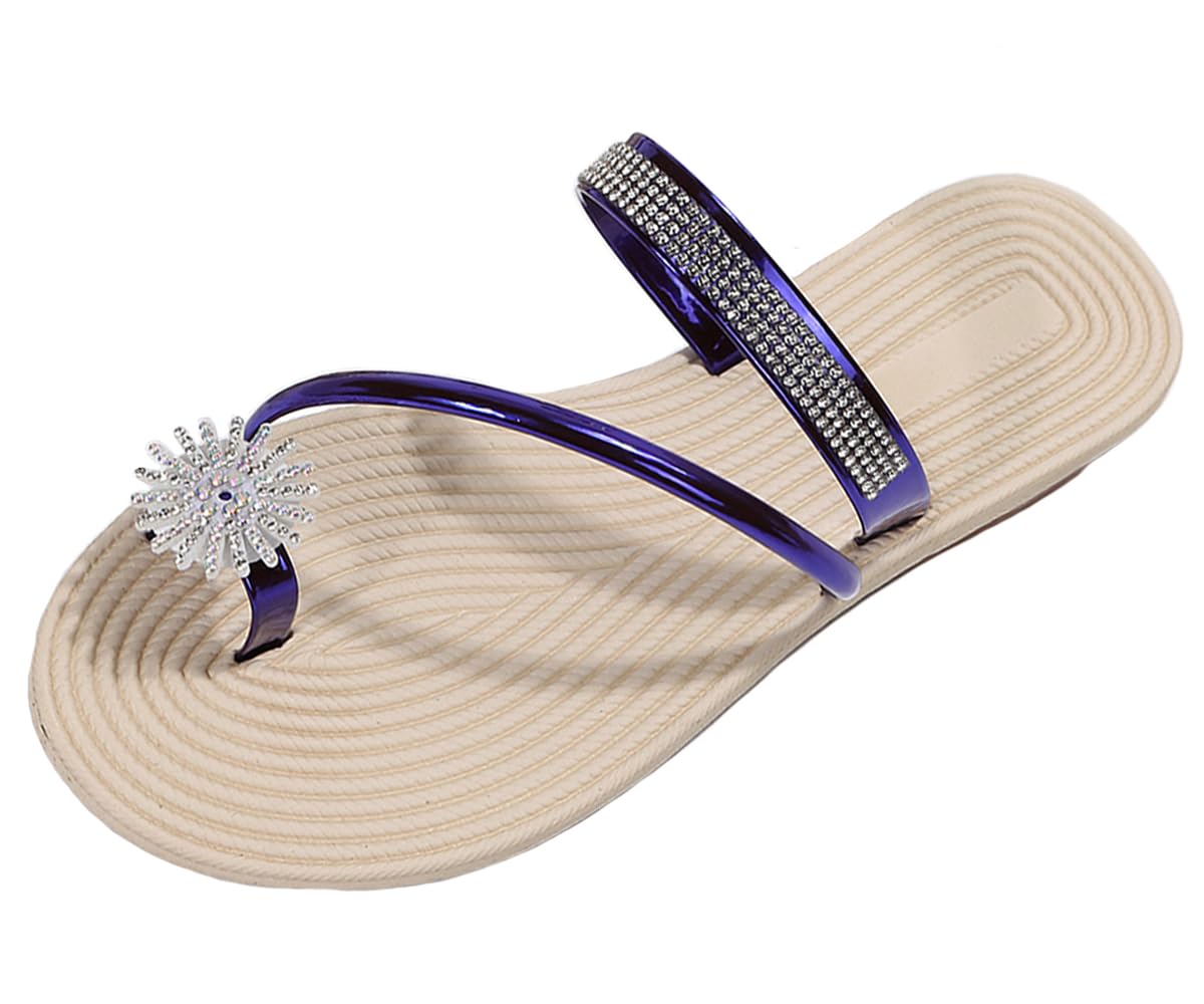 Ulalaza Women's Slippers Flat Open Toe Slides Platform Wedge Sandals Thong Sanda