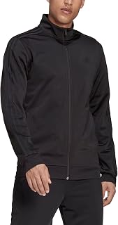 adidas Mens Essentials Warm-Up 3-Stripes Athletic Outerwear Casual - Blue