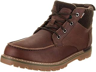 TOMS Men Hawthorne Waterproof Peanut Brown Stivali Arricciati Uomo