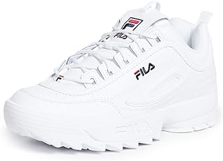 Fila Men's Disruptor 2 Lightweight Comfortable Everyday Casual Stylish Low-Top Trainer Shoes