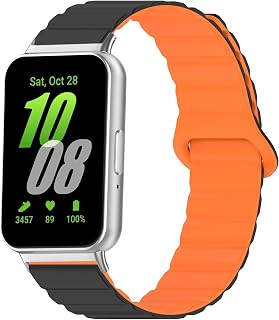 Silicone Strap for Samsung Galaxy Watch 7/6/5/FE xDfind Magnetic Loop Shiny