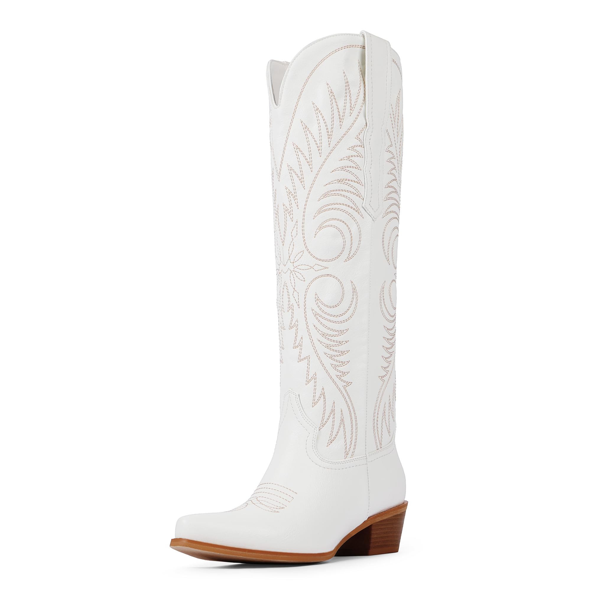Cowboy Boots for Women Knee High Cowgirl Boots Embroidered Western Boots