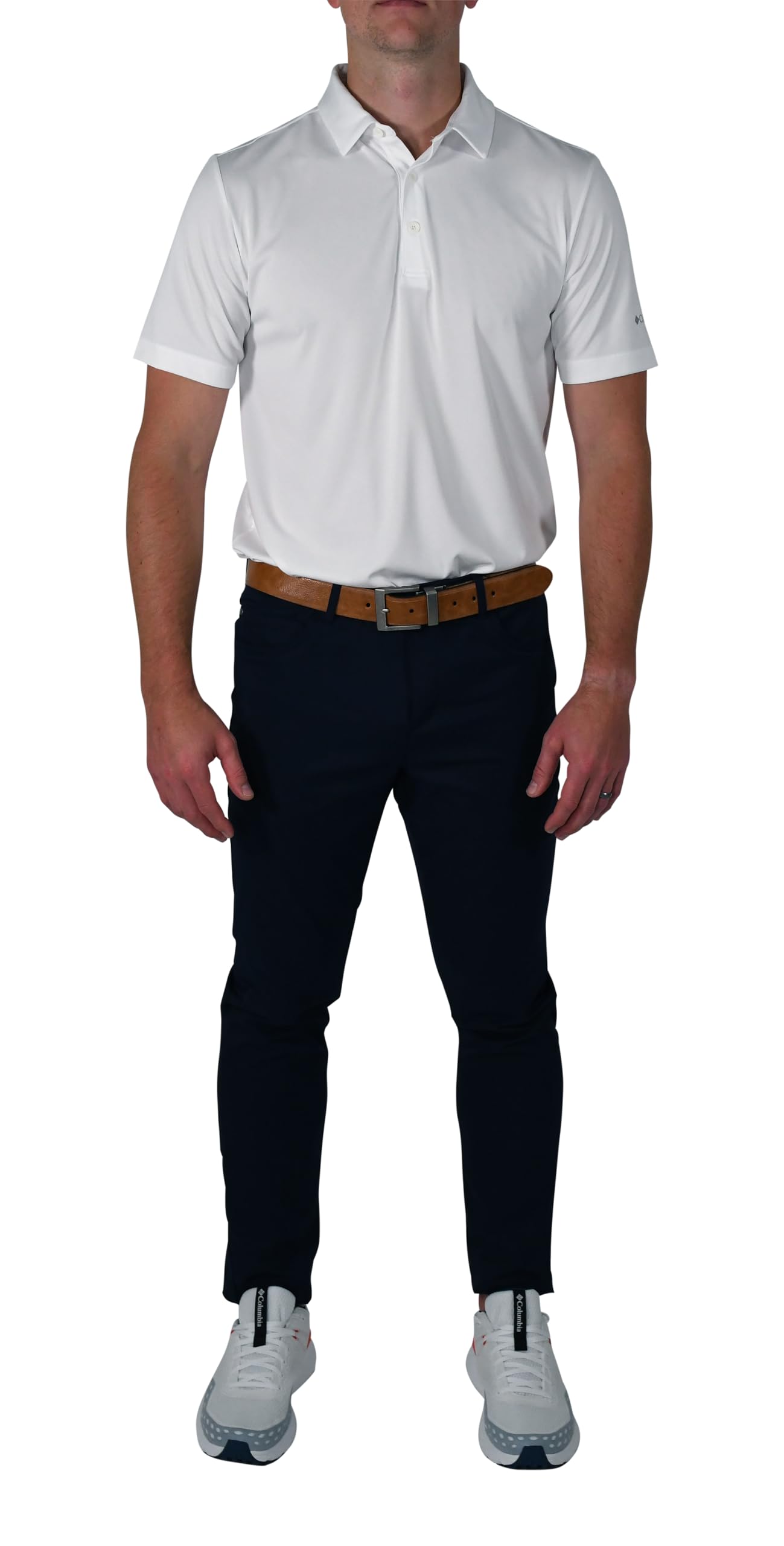 Columbia Men's Golf Drive Polo Shirt Omni Wick Performance Breathable Short Slee