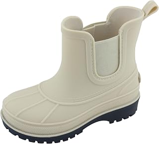 Sperry Kids Chelsea Rain Boots Waterproof Rubber Kids Boys Lightweight Water Shoes Muddy Park Hiking