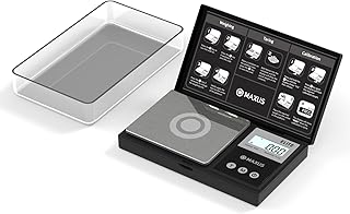 MAXUS Digital Pocket Gram Scale 500g x 0.01g High Precision with Tray | Weighs Small Food, Jewelry, Ounces, Grains, LCD Display, Tare Function