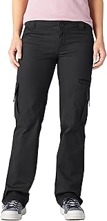 Dickies Pantalón Cargo En Sarga de Corte Recto - Pantalones Informales Mujer