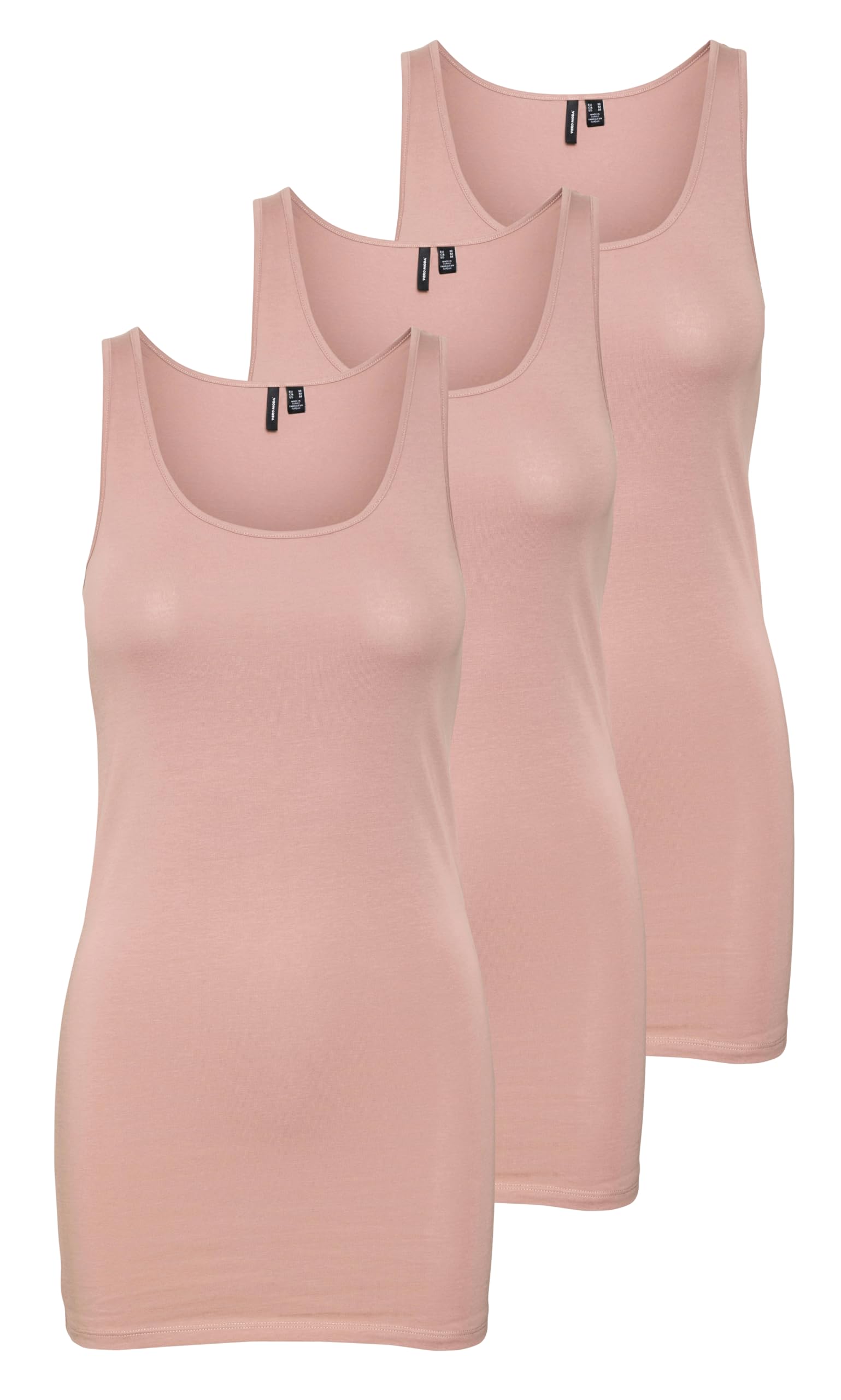 Vero Moda Vmmaxi My Soft Women's Long Tank Top, Pack of 2