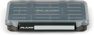 Plano StowAway 3600 Stow Tackle Box with Corrosion-Preventive Rustricor, Single Latch Design, Transparent DuraView Lid, Stackable Storage for Fishing Bait, Lures and Gear