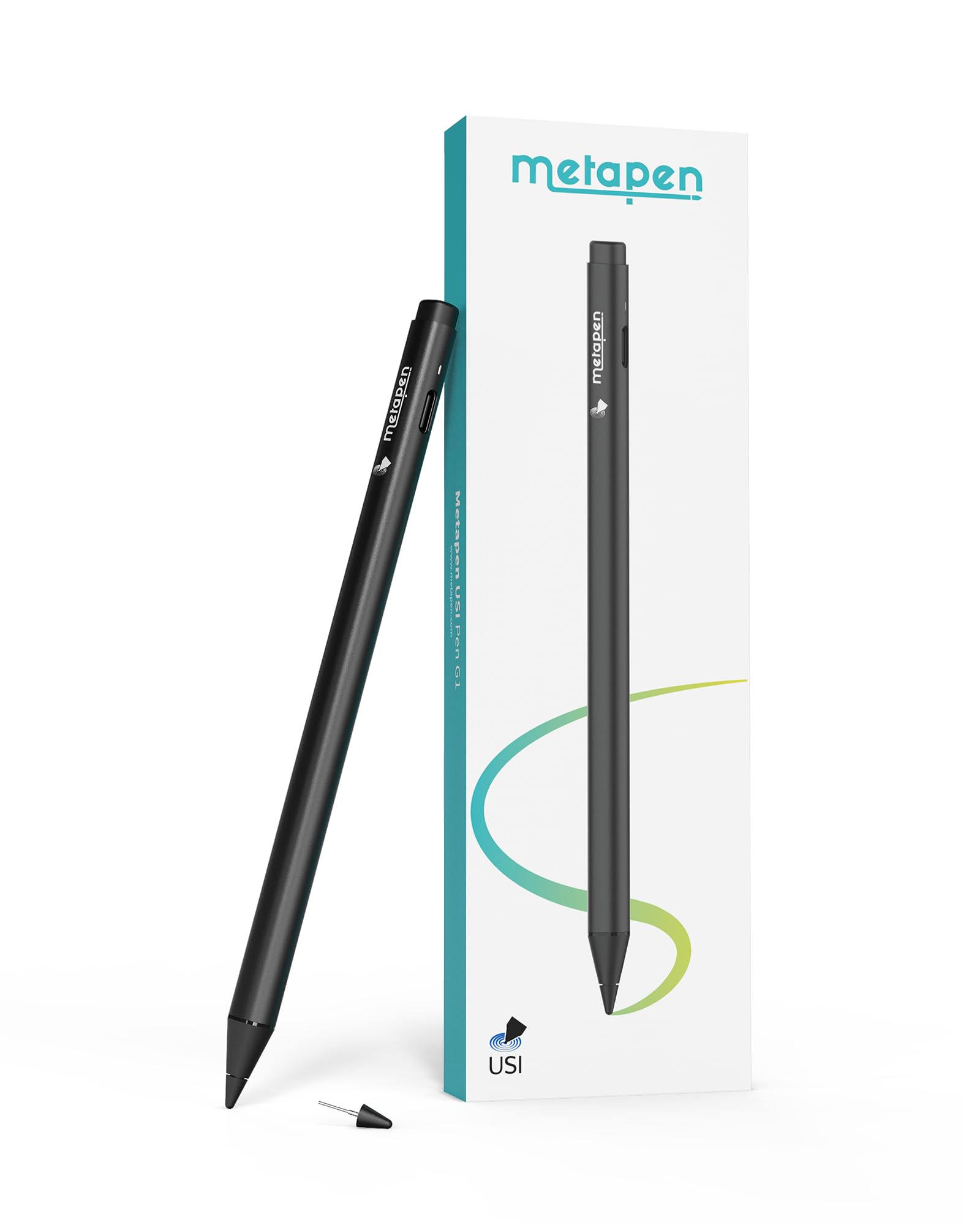 Metapen USI 2.0 Stylus Pen G1 for Fire Max 11 (2023 Release), USB-C Fast Chargin