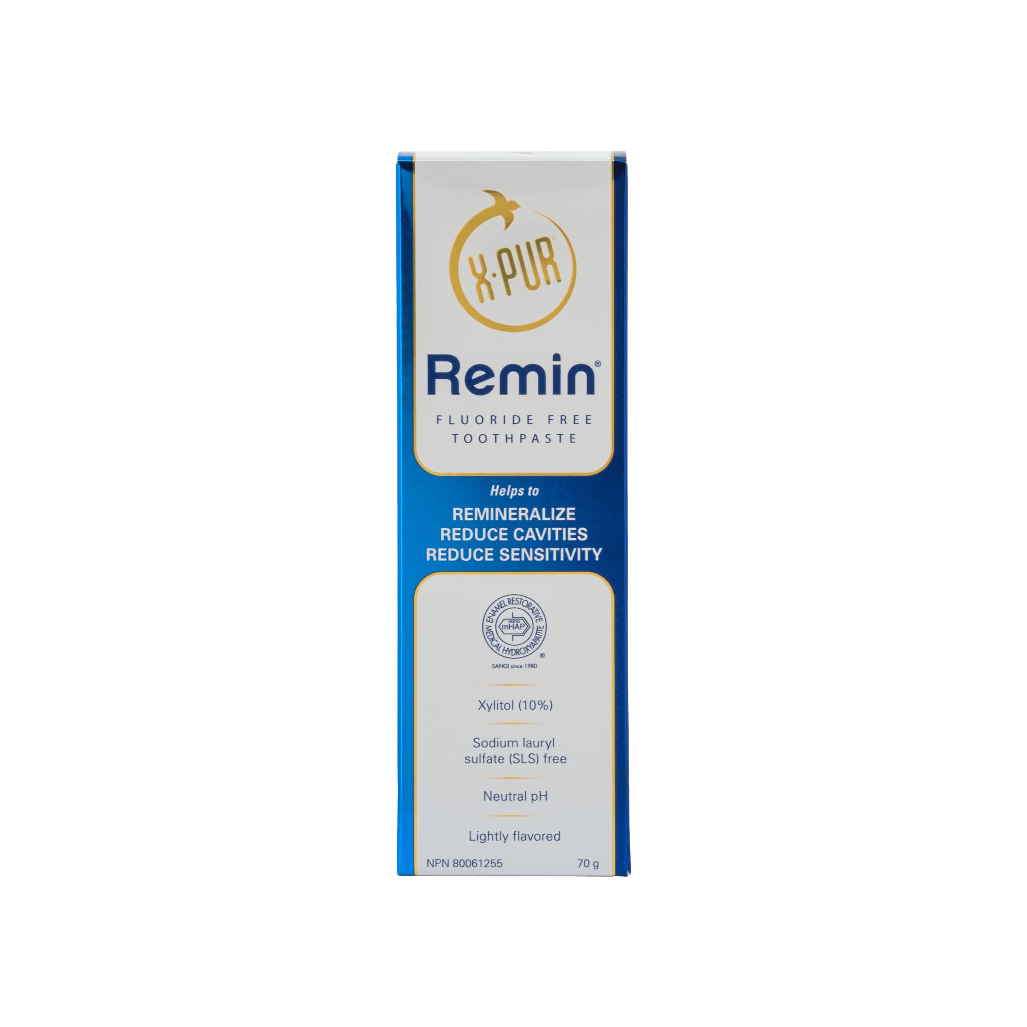 X-PUR Remin Fluoride-Free Toothpaste – Enamel Remineralization & Sensitivity Rel
