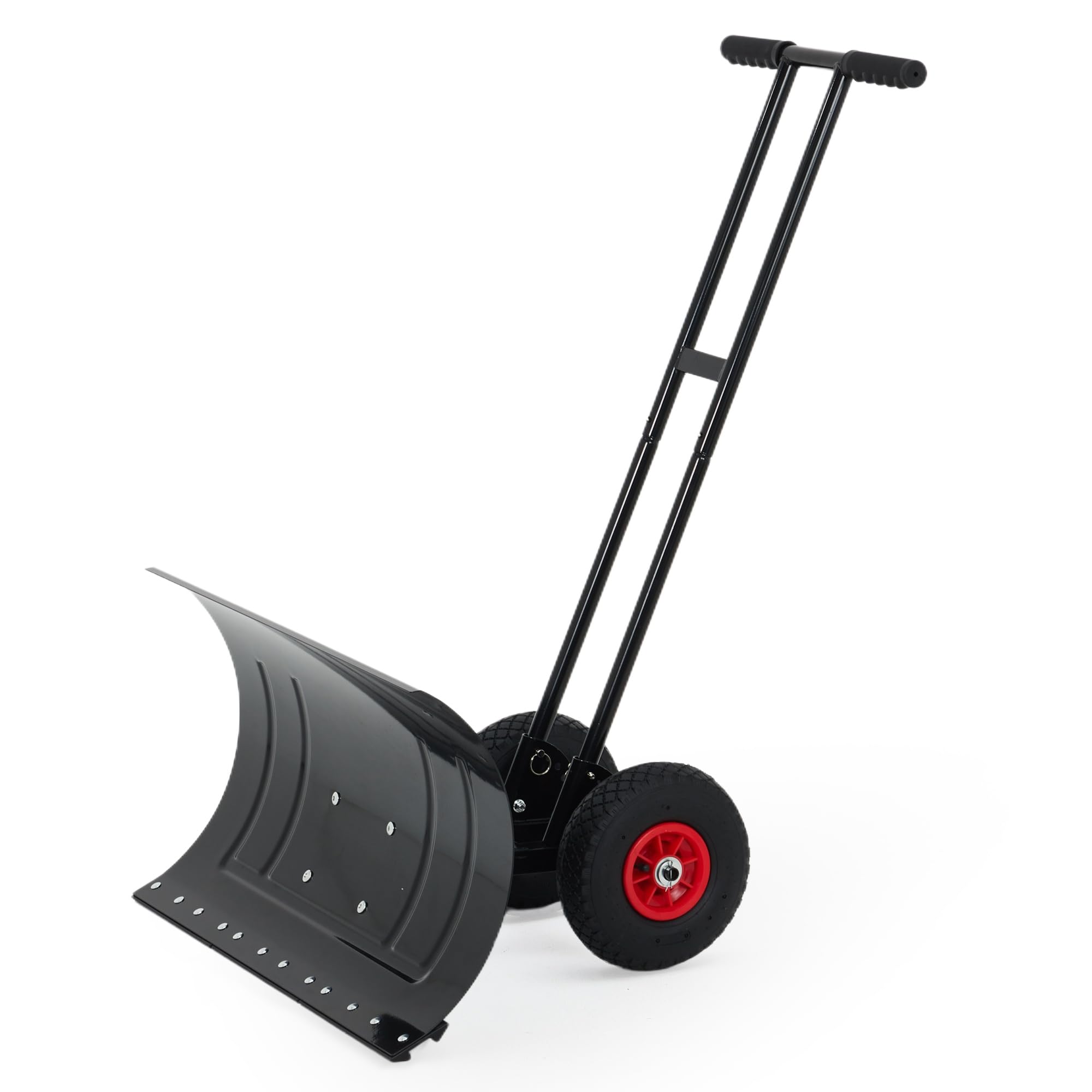 Garvee Large 40in W Heavy Duty Snow Shovel with Ergonomic Handle for Driveway, P