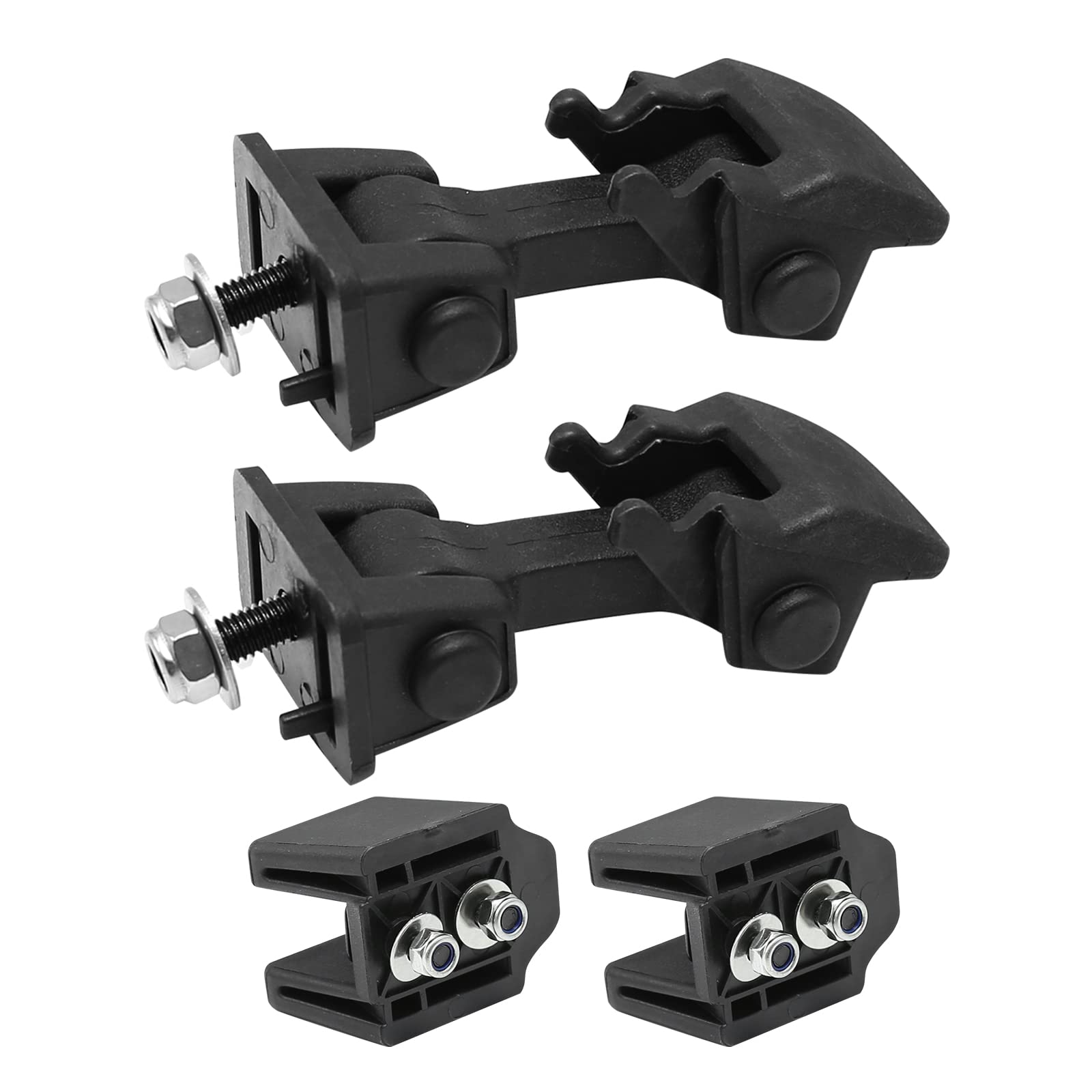 EATAKWARD Pair Front Hood Latch Catch and Bracket Replacement for Jeep Wrangler 
