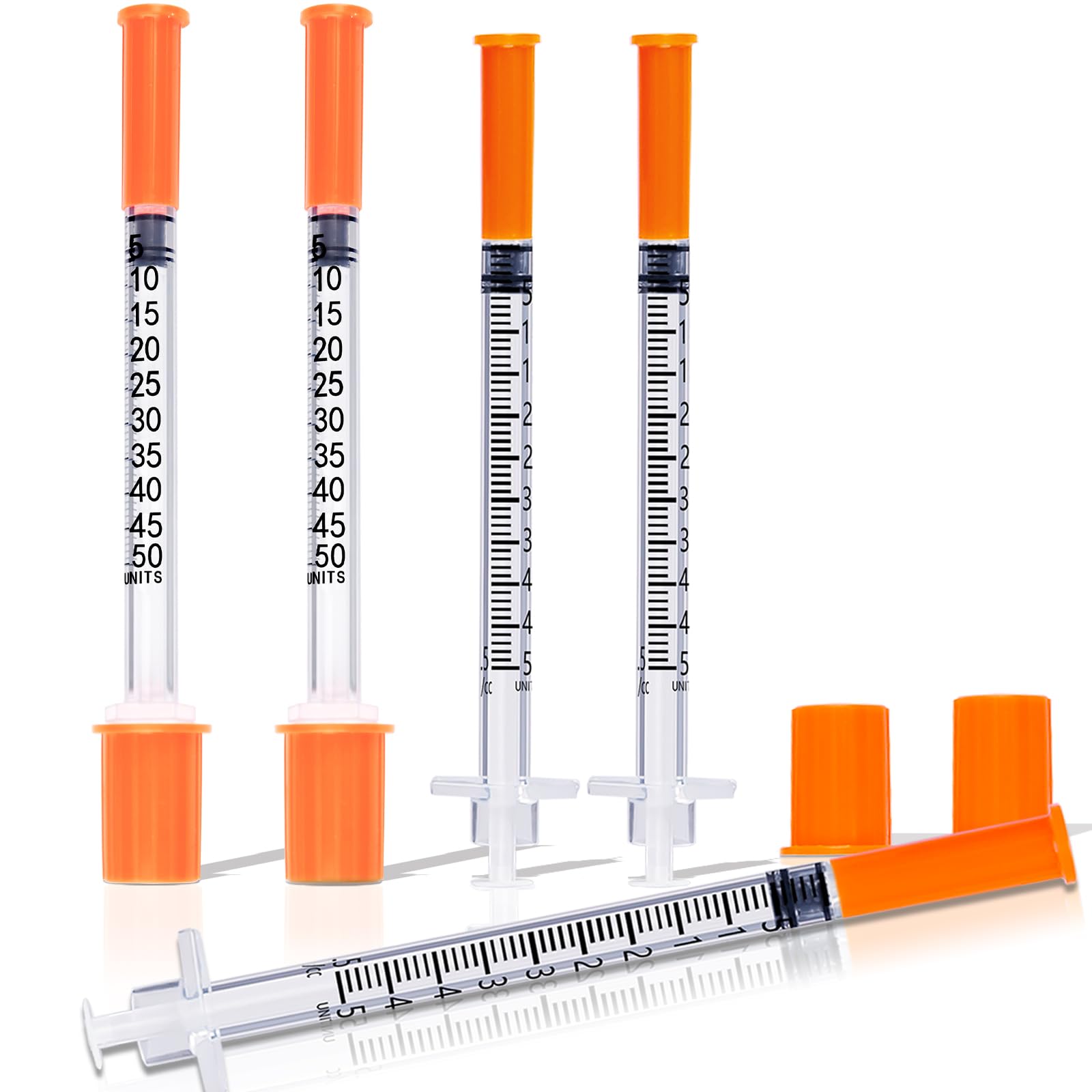 0.5ML Syringe, Lab Supplies Syringes 31G 5/16 Inch, Individually Wrapped, Pack o