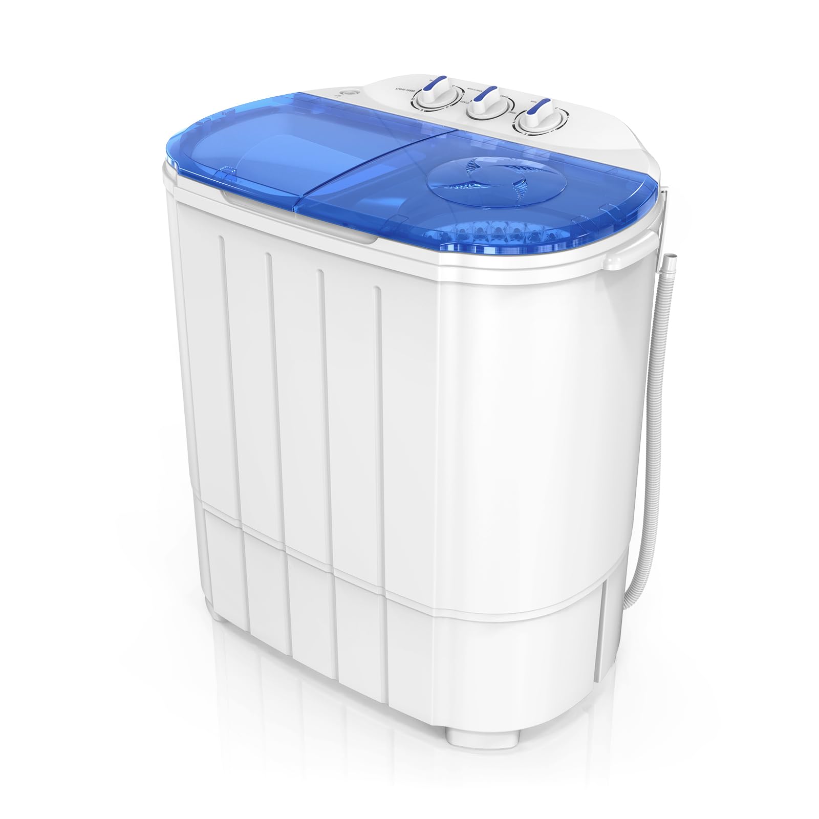 ROVSUN 11LBS Portable Washing Machine, Electric Washer and Dryer Combo with Wash