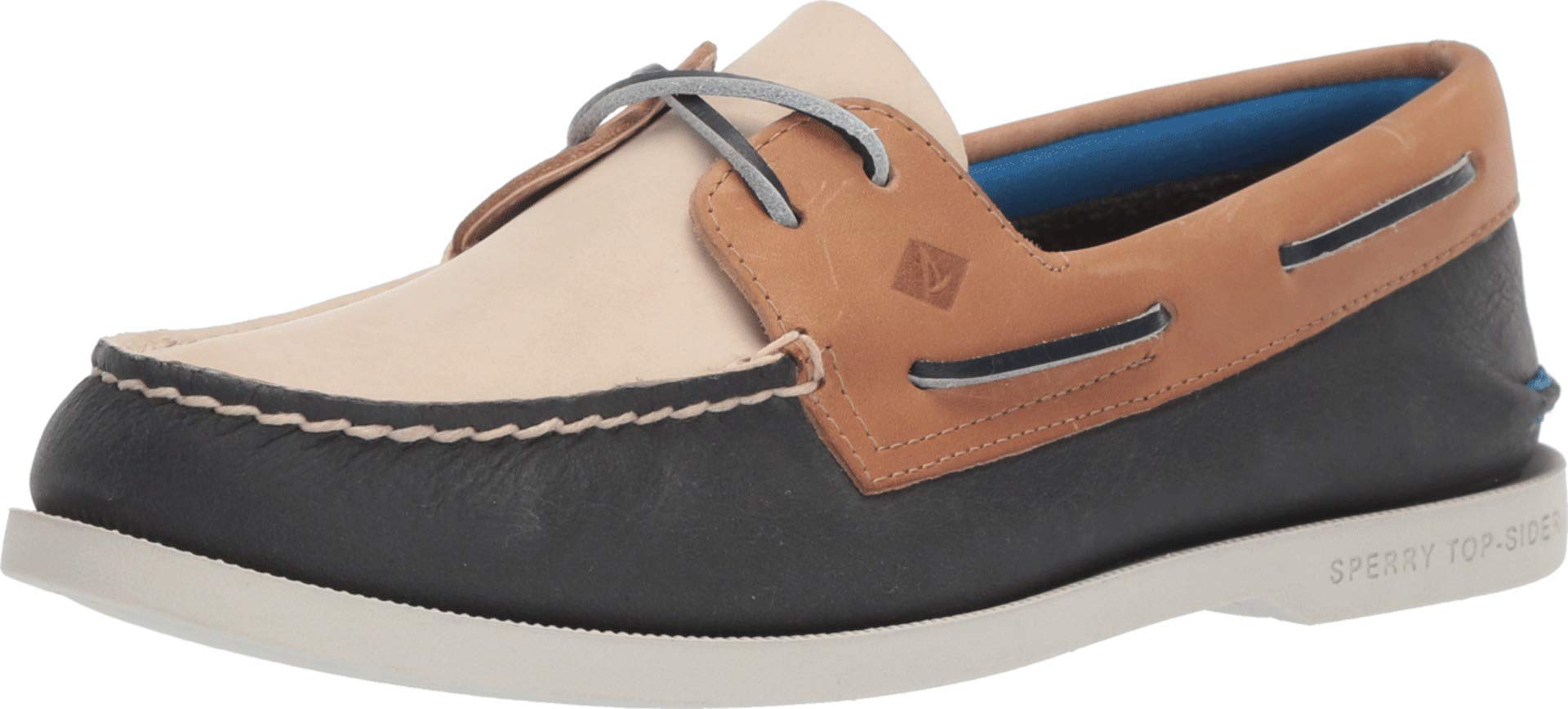 Sperry レディース A/O PlushWave スムースレザー ボートシューズ