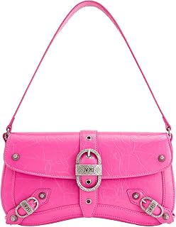 [JW PEI] Eva Metal Style Shoulder Bag - Pink