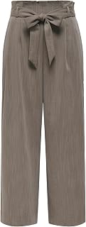 ONLY - Onlmarsa Solid Paperbag Pant Wvn Noos, Women's Paper Trousers with Belt