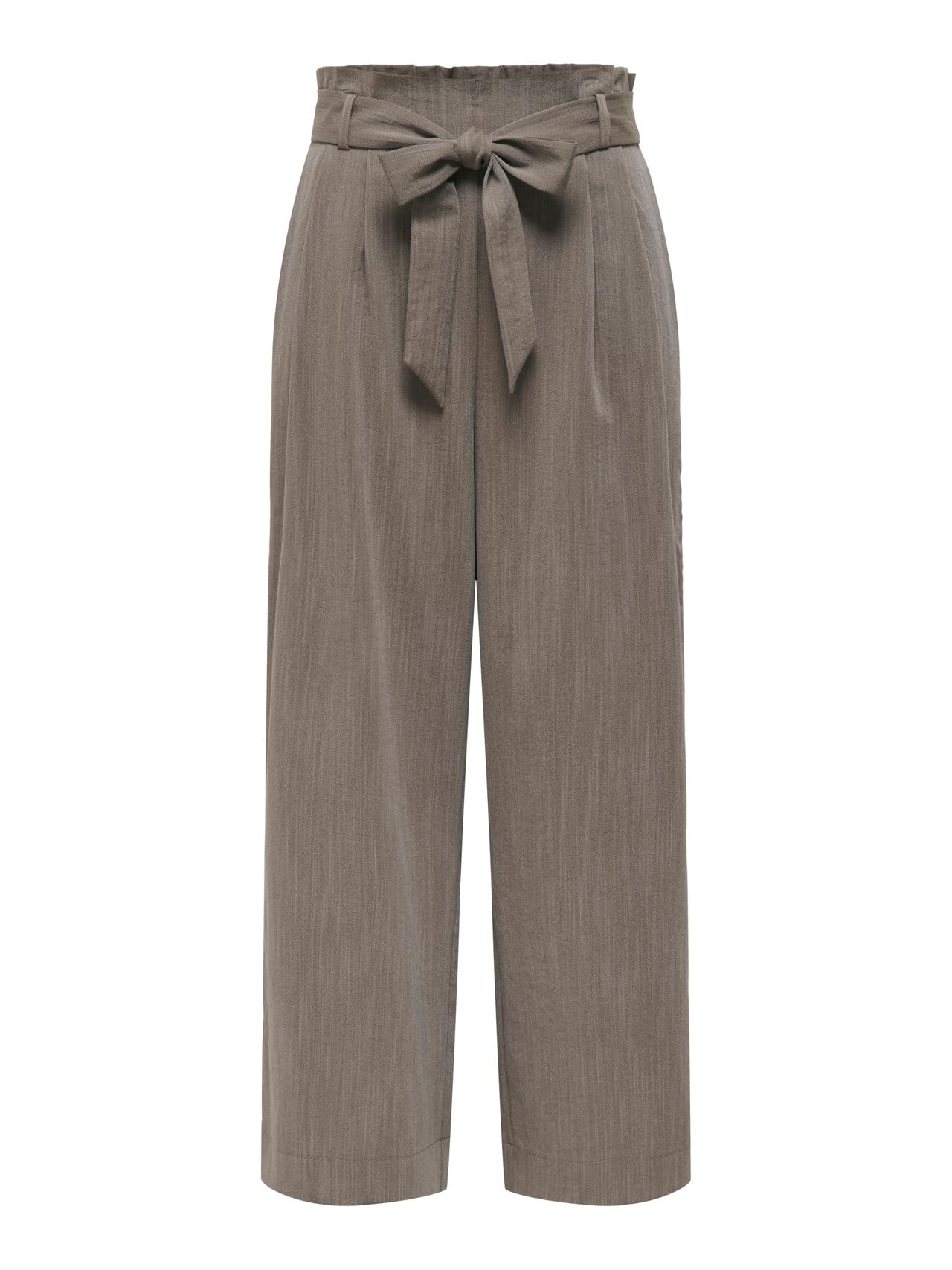 ONLY - Onlmarsa Solid Paperbag Pant Wvn Noos, Women's Paper Trousers with Belt
