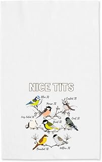 Funny NICE TITS Decorative Kitchen Tea Towel Microfiber 50 x 30 cm Gift Idea