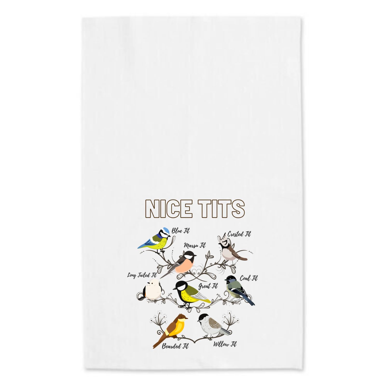 Funny NICE TITS Decorative Kitchen Tea Towel Microfiber 50 x 30 cm Gift Idea