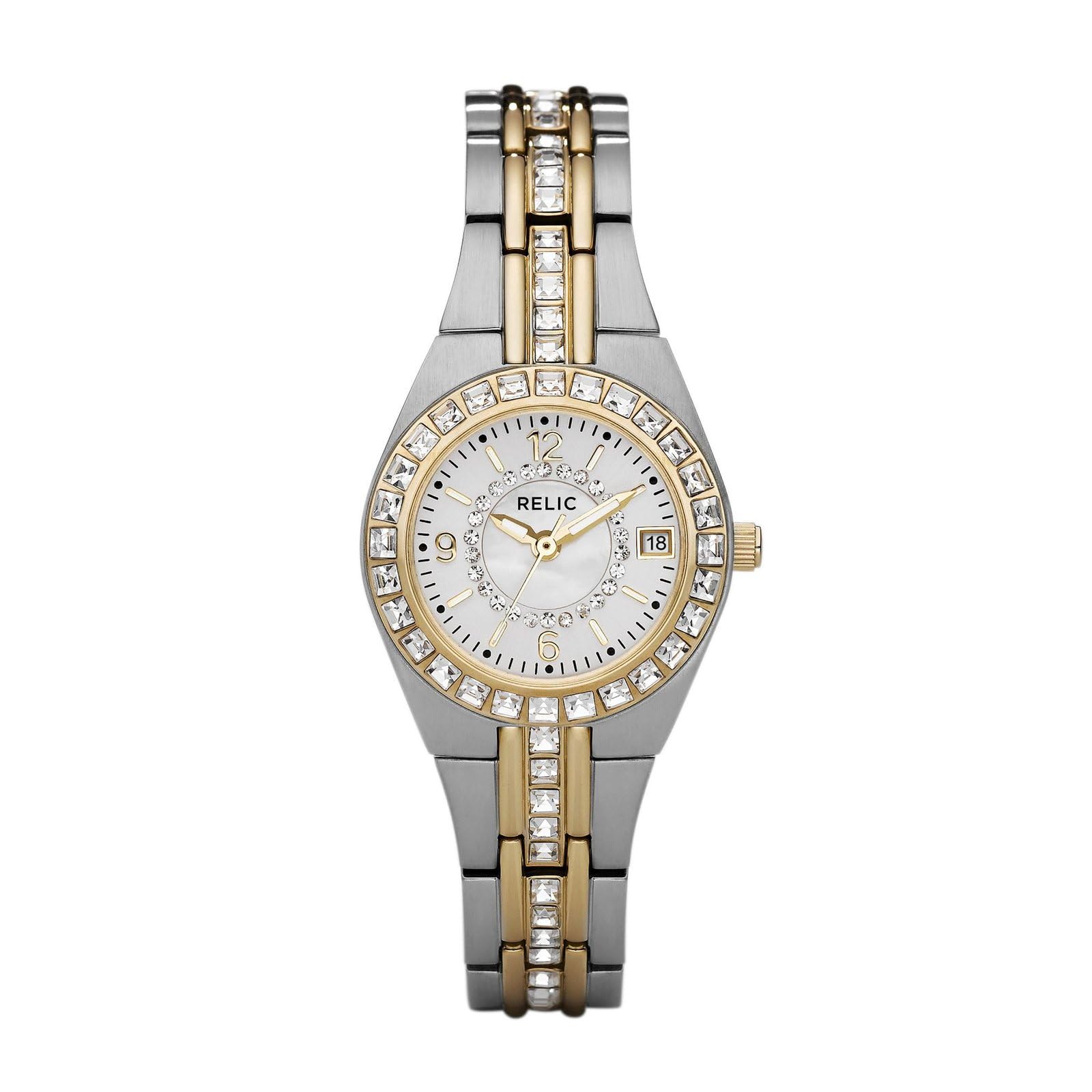 Relic by Fossil Women's Queen's Court Analog-Quartz Dress Watch with Stainless S
