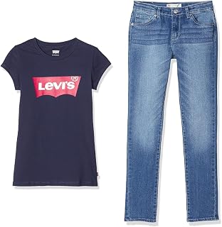 Levi's LVG S/S Batwing Tee and 711 Skinny Jeans