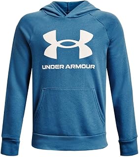 Under Armour Boys Rival Fleece Hoodie Warm-Up Top