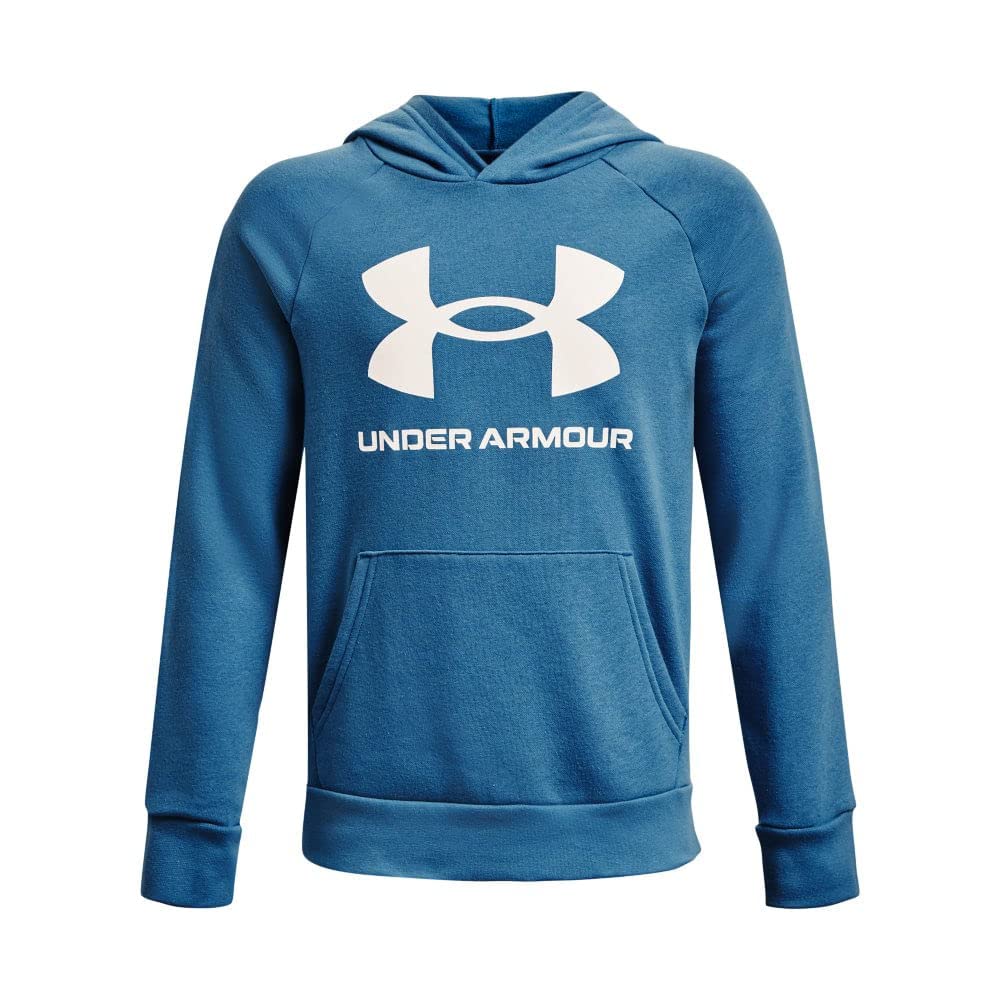 Under Armour Boys Rival Fleece Hoodie Warm-Up Top