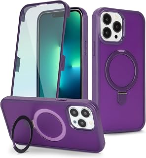 Magnetic for iPhone 13 Pro Max/12 Pro Max Case,Dark Purple
