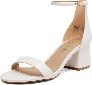 DREAM PAIRS Women's Comfort Low Block Heel Sandals