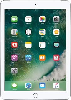 Apple 2017 iPad 9.7-inch, WiFi + Cellular, 32GB - Silver (Renewed)