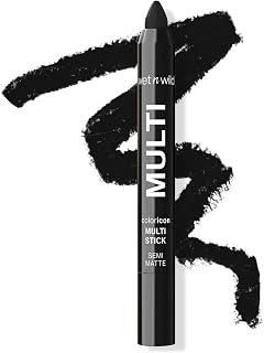 wet n wild Color Icon Cream Eyeliner Eyeshadow Multi-Stick, Moisturizing, Nourishing Velvety Cream-to-Powder Buildable & Blendable Formula, Cruelty-Free & Vegan - Nocturnal Behavior