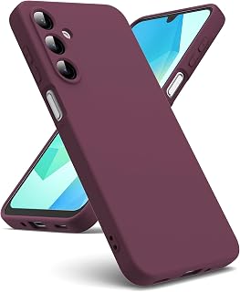 Oududianzi - Cover for Samsung Galaxy A16 5G Liquid Silicone, Burgundy