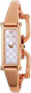 Gucci Watch 1500 Pink Pearl Dial Stainless (Pgpvd) Case / Belt Diamond Ya015559