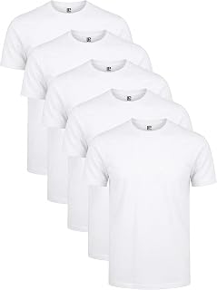 Lower East Herren-T-Shirt mit kurzem Ärmel aus Baumwolle,Rundhalsausschnitt