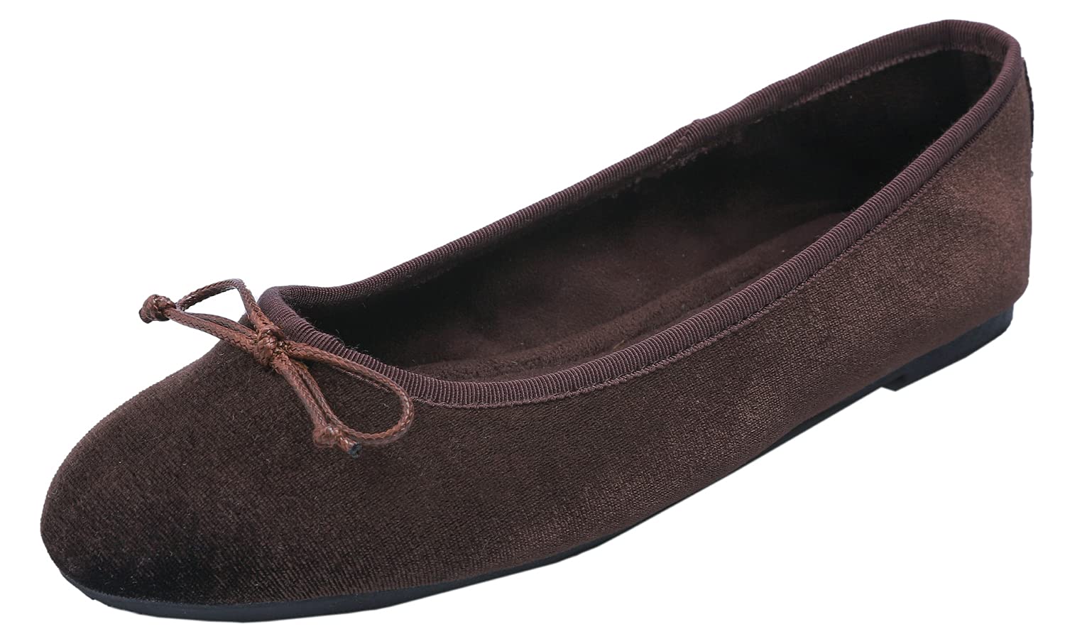 Feversole Women's Suede Macaroon Colorful Memory Foam Cushion Ballet Flat