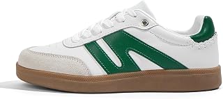 LUCKY STEP Women Retro Gum Sole Fashion Sneakers