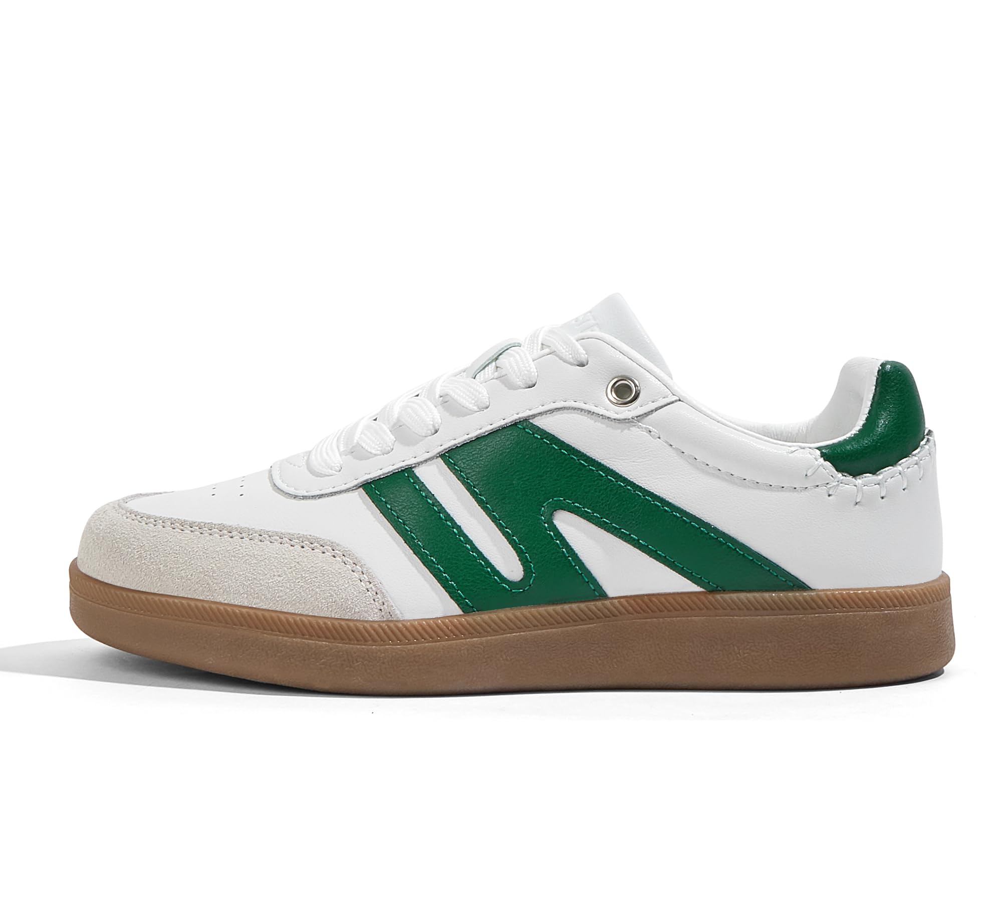 LUCKY STEP Women Retro Gum Sole Fashion Sneakers