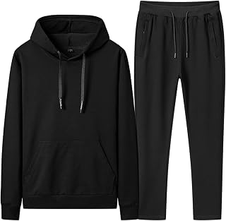 amropi Men's Tracksuit Boys Jogging Suit Hoodie and Jogging Bottoms Sports Suit