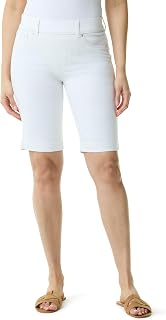 Gloria Vanderbilt Bermuda da donna a vita alta, effetto forma, standard