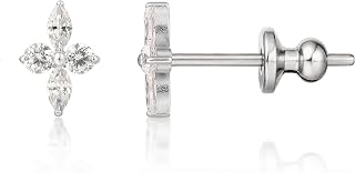 Limerencia Implant Grade Small Titanium Studs Sleeper Earrings for Women