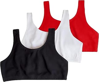 Fruit of the Loom Tank Style Sports Bra Built for Women Sports Bra Women (Pack of 6)