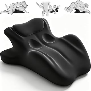 Sex Pillow for Couples, Ergonomic Memory Foam Support Cushion, Intimacy Pillow with Contoured Wedge Design, Multipurpose Comfort Positioning Wedge Pillow with Removable Cover for Men & Women