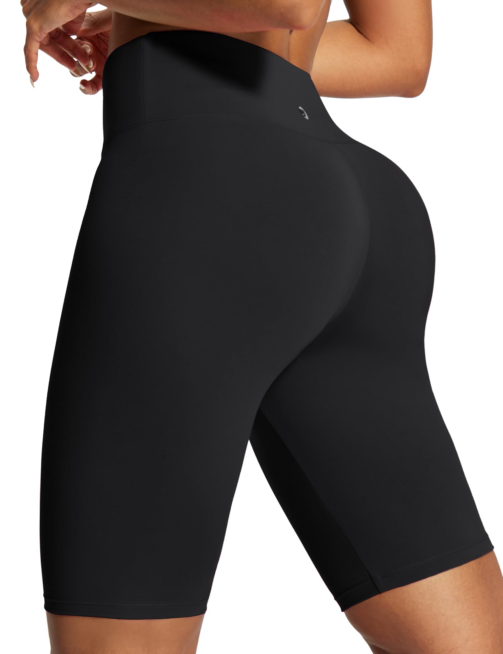 IUGA Biker Shorts for Women High Waist - 8" Workout Shorts with Inner Pocket Yog