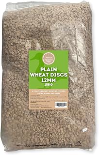 Copdock Mill Wheat Discs Duck Feed Plain 15kg | Natural Complementarty floating feed for Ducks, Geese and Swans