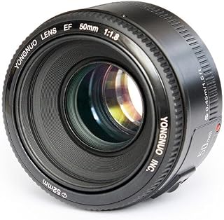 YONGNUO YN50mm F1.8 Lens Large Aperture Auto Focus Lens Compatible with Canon EF Mount Camera
