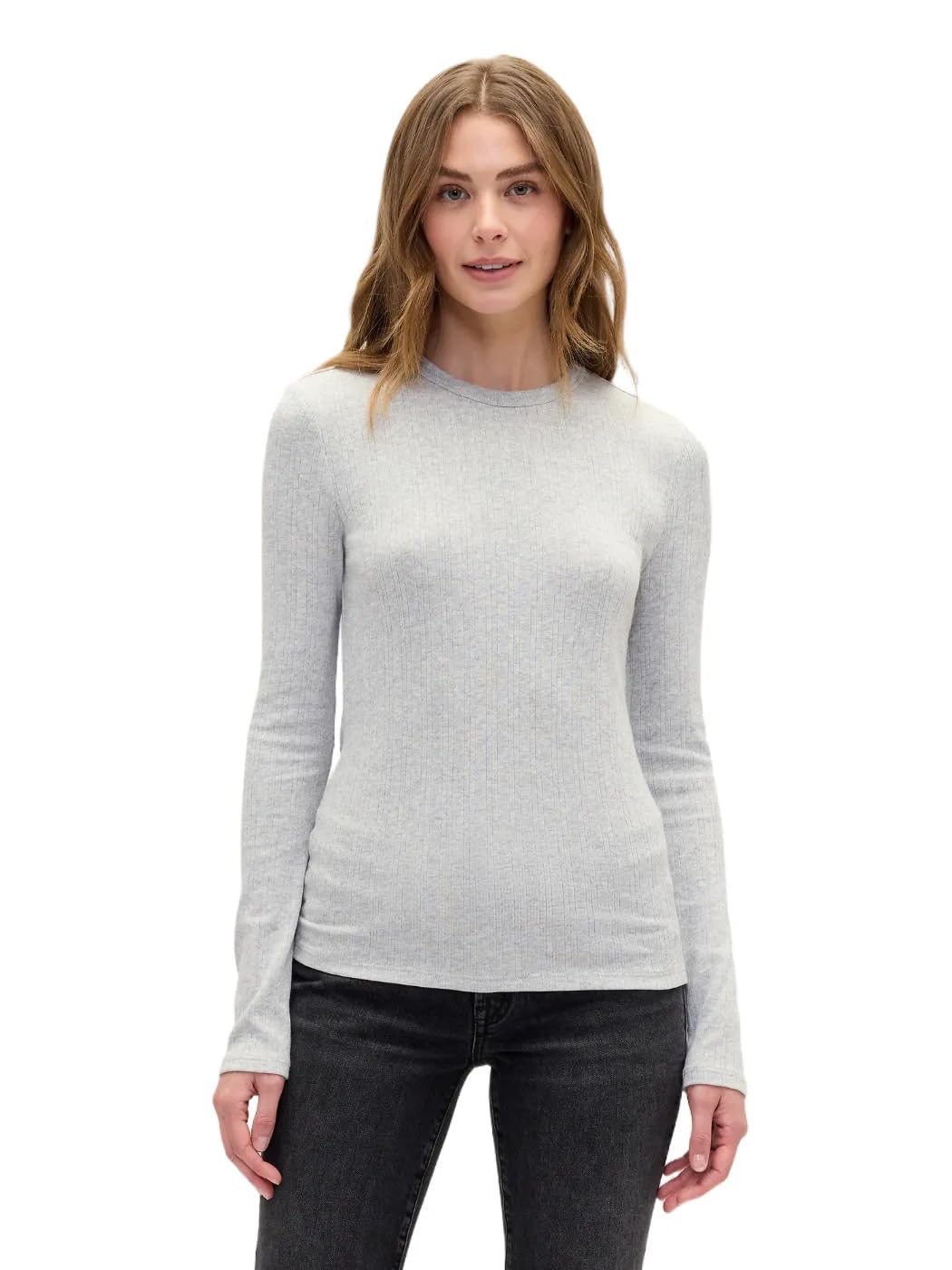 GAP Pullover da donna a costine girocollo