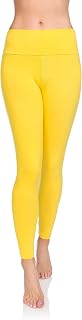 SOFTSAIL Women's Leggings 95% Cotton Leggings for Women High Waist Total Length Legging Elastic Trousers Leisure Relax Walking